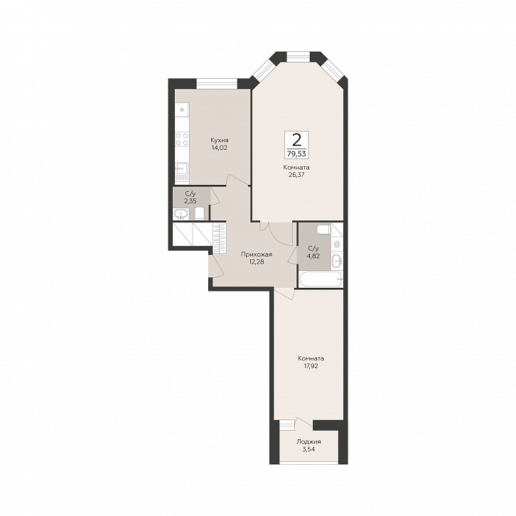 Помещение 0000051862 (Пахра сити; МО,г. Подольск, б р Красногвардейский, д. 33А, 33Б) планировка