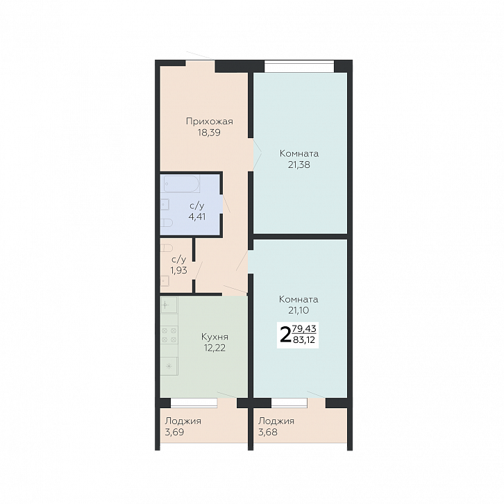 Помещение 0000032029 (Салют) планировка