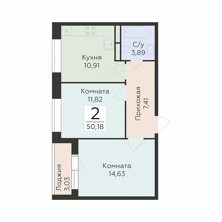 Помещение 0000043311 (Октябрьский квартал; ул. Матросова, 64а) планировка