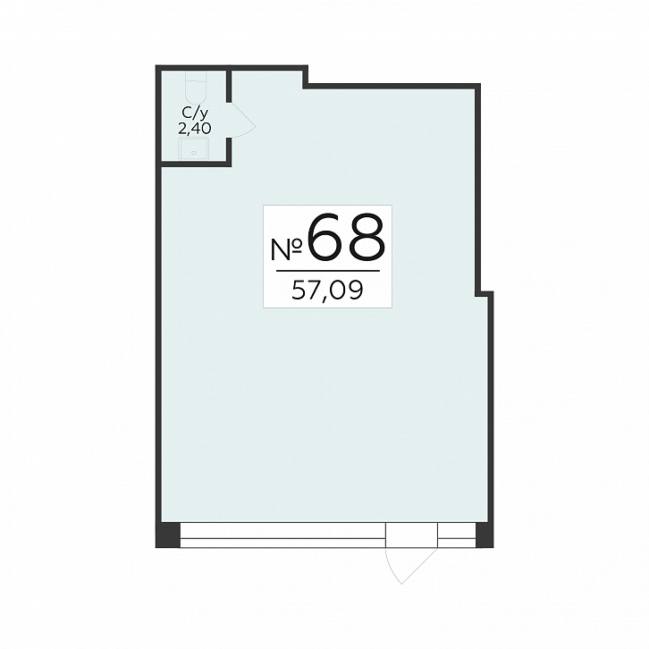 Помещение 0000048358 (Суворов-сити 2; ) планировка