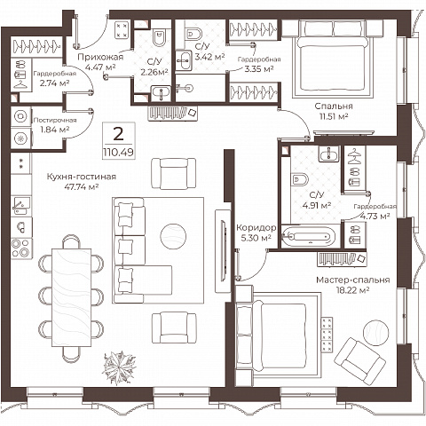 Планировка 000011343