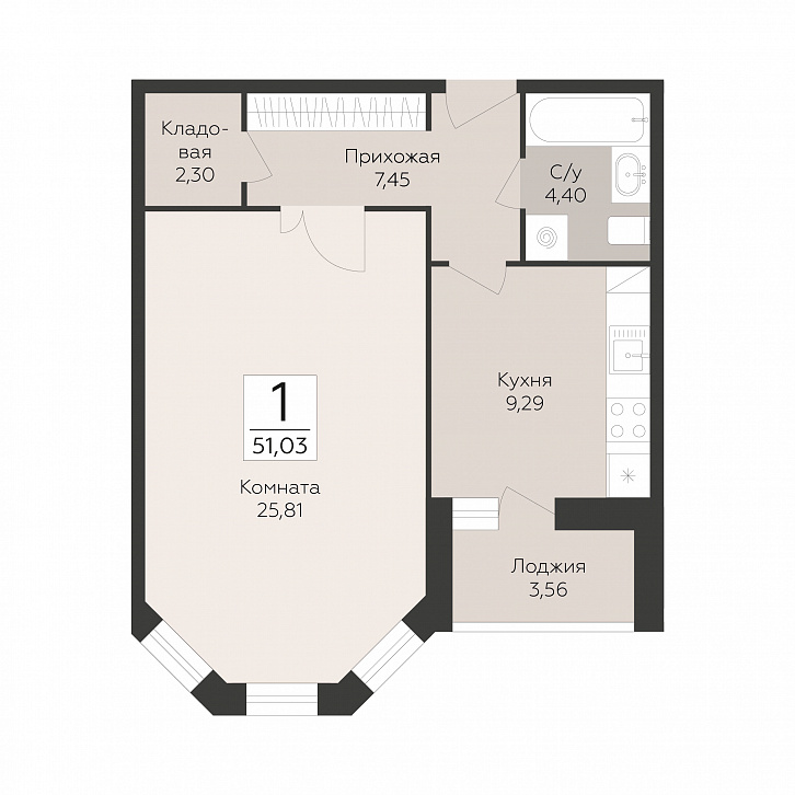 Помещение 0000051287 (Пахра сити; МО,г. Подольск, б р Красногвардейский, д. 33А, 33Б) планировка