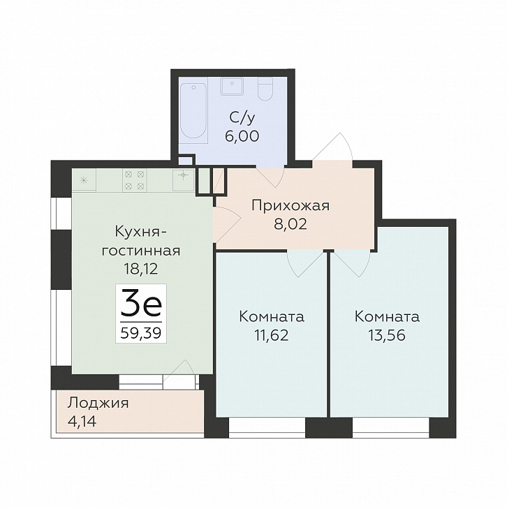 Помещение 0000043394 (Октябрьский квартал; ул. Матросова, 64а) планировка