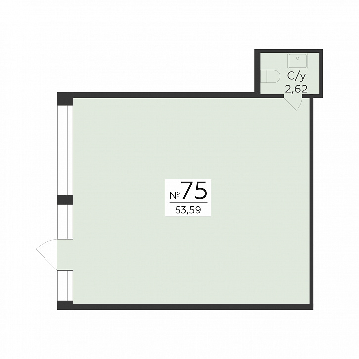 Помещение 0000048692 (Суворов-сити 2; г. Воронеж, ул. Матросова, 64а) планировка