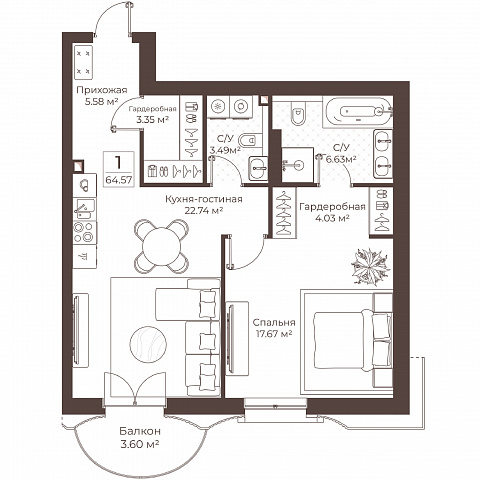 Планировка 000011370