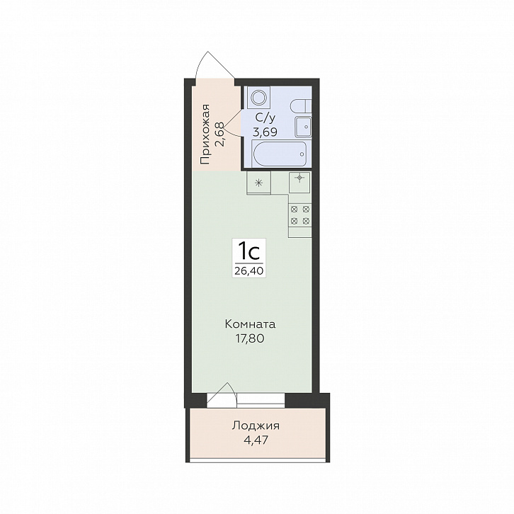 Помещение 0000042589 (Flora; ) планировка