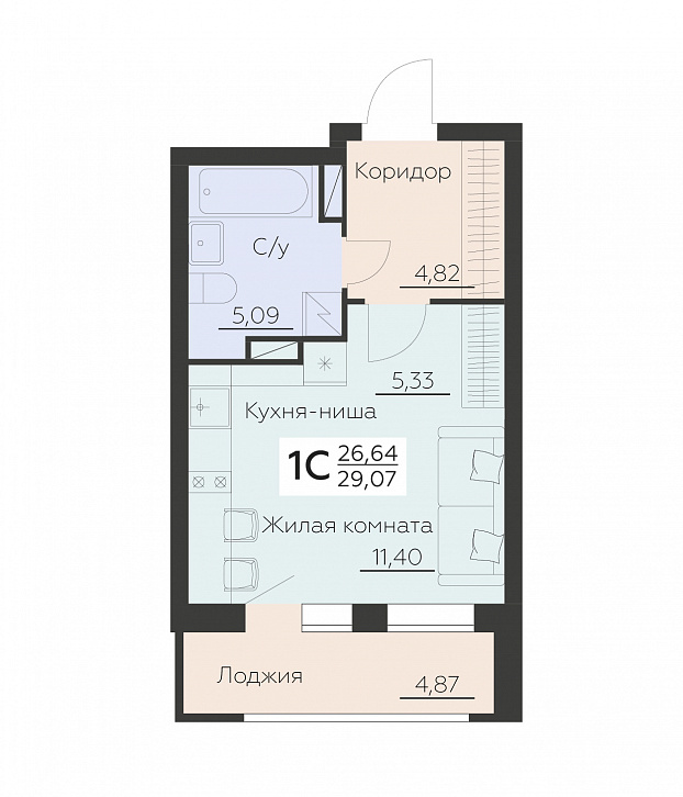 Помещение 0000035127 (Заря) планировка