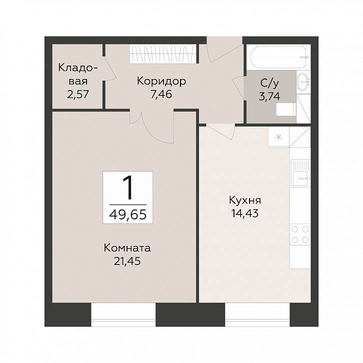 Помещение 0000051481 (Пахра сити; МО,г. Подольск, б р Красногвардейский, д. 33А, 33Б) планировка