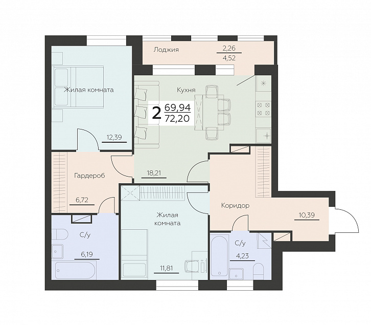 Помещение 0000034956 (Заря) планировка