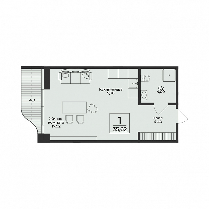 Помещение 0000050531 (Нега; ) планировка