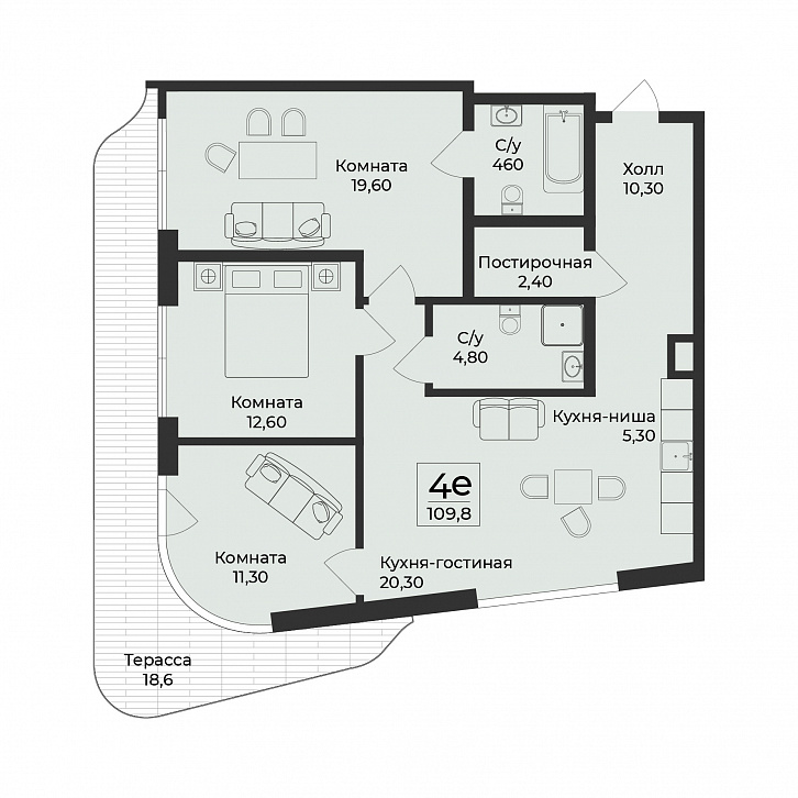 Помещение 0000046828 (Нега) планировка