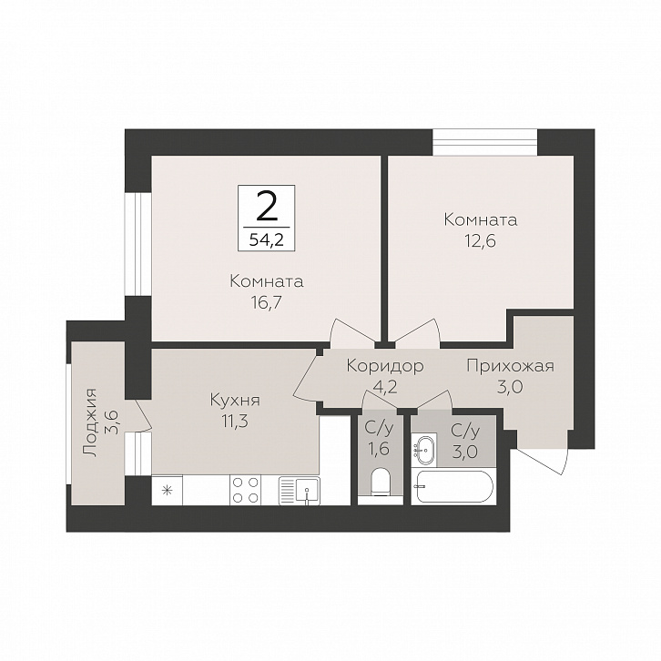 Помещение 0000051112 (Ритм; Воронежская область, г. Бутурлиновка, ул. Студенческая, 3) планировка