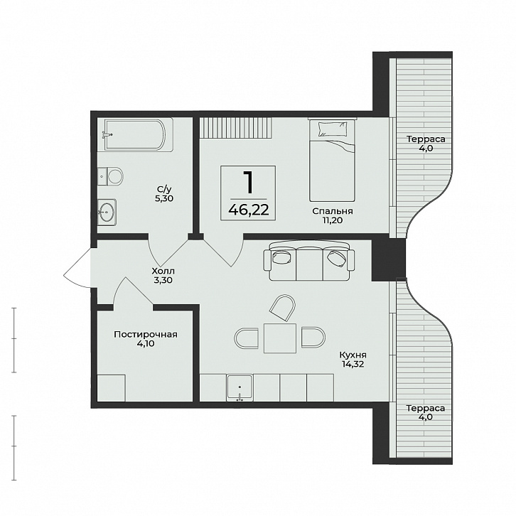 Помещение 0000050542 (Нега) планировка