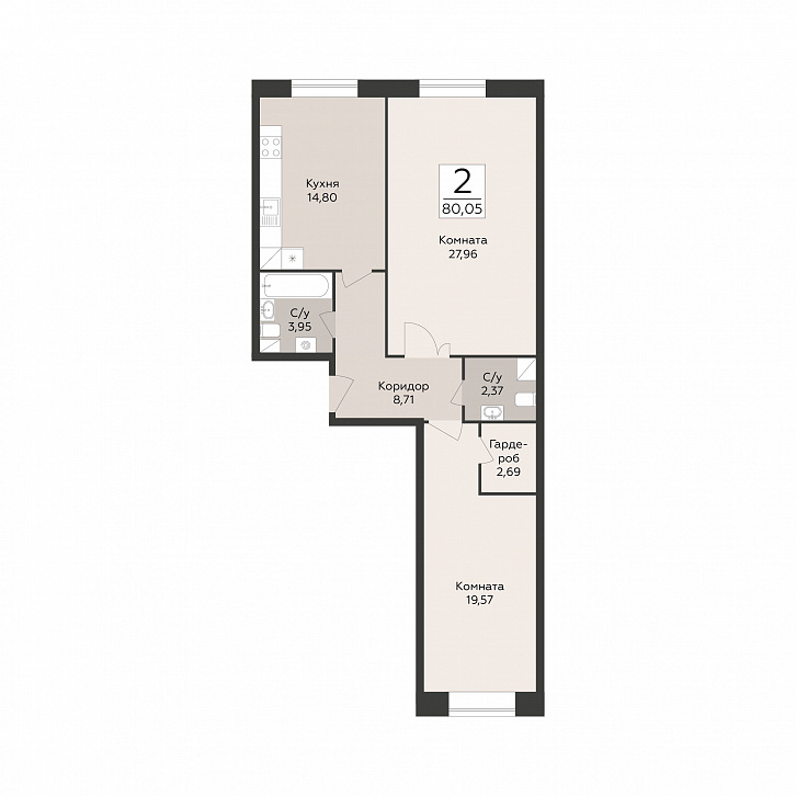 Помещение 0000051571 (Пахра сити; МО,г. Подольск, б р Красногвардейский, д. 33А, 33Б) планировка