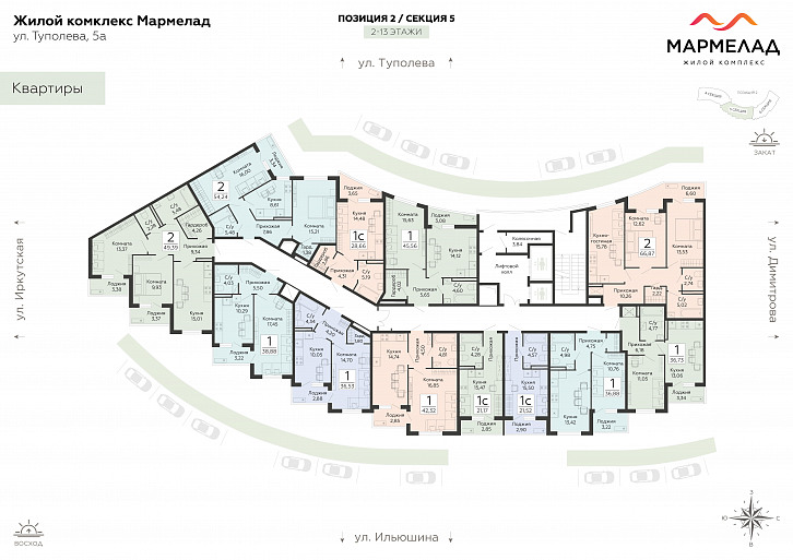 Помещение 0000049969 (Мармелад; Воронеж, ул. Туполева, 5к) план этажа