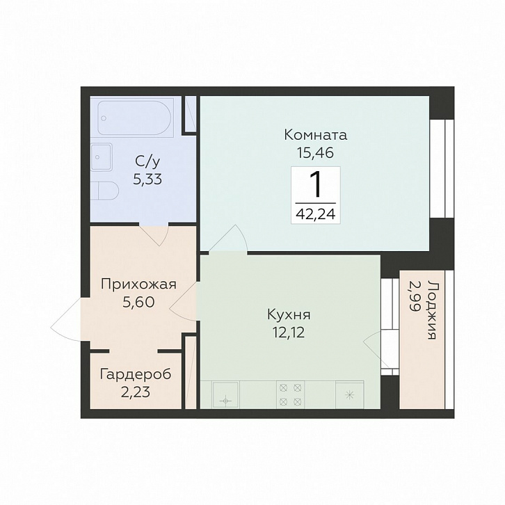 Помещение 0000043018 (Октябрьский квартал; ул. Матросова, 64а) планировка