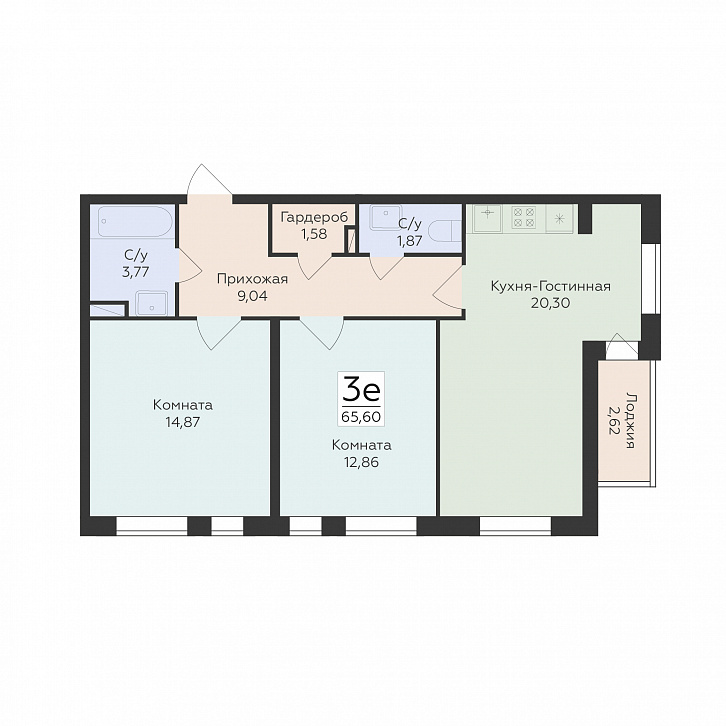 Помещение 0000026942 (Квартал 45) планировка