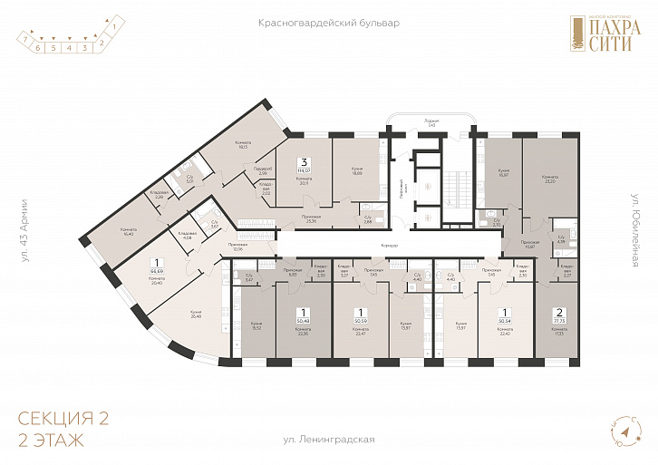 Помещение 0000051371 (Пахра сити; МО,г. Подольск, б р Красногвардейский, д. 33А, 33Б) план этажа