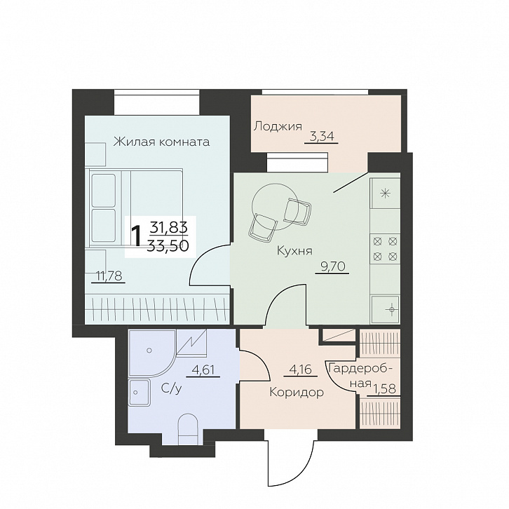 Помещение 0000034817 (Заря; ) планировка