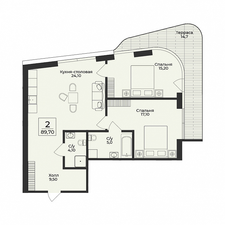 Помещение 0000050533 (Нега; ) планировка