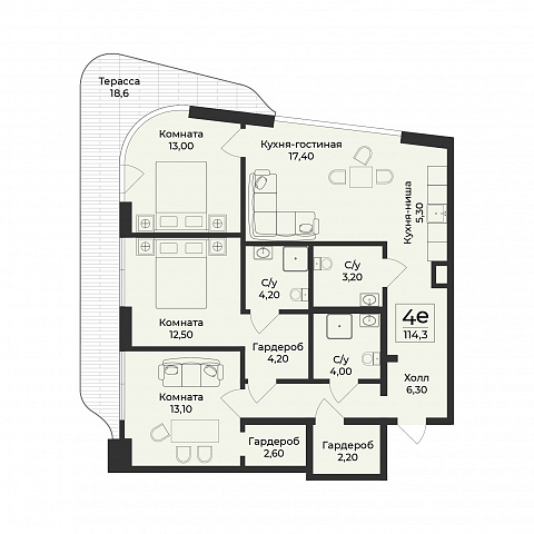 Планировка 000009737