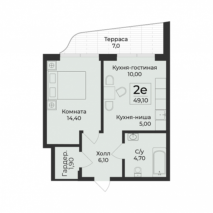 Помещение 0000046806 (Нега; ) планировка