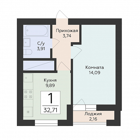 Планировка 000009664