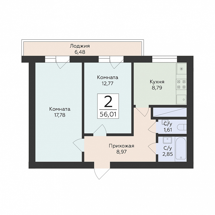 Помещение 0000047546 (Юность; ) планировка