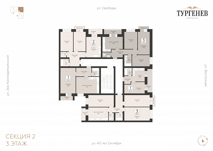 Помещение 0000051243 (Тургенев; Воронежская область, г. Павловск, микрорайон Северный, д. 5) план этажа