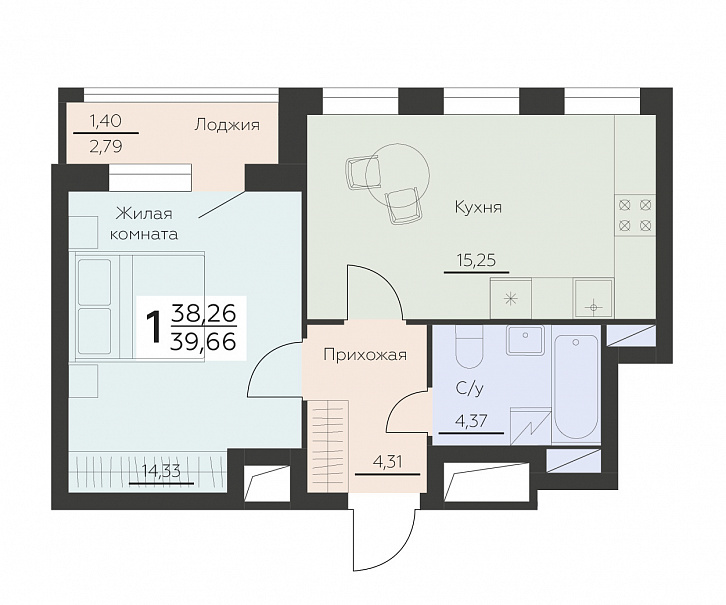 Помещение 0000034931 (Заря) планировка