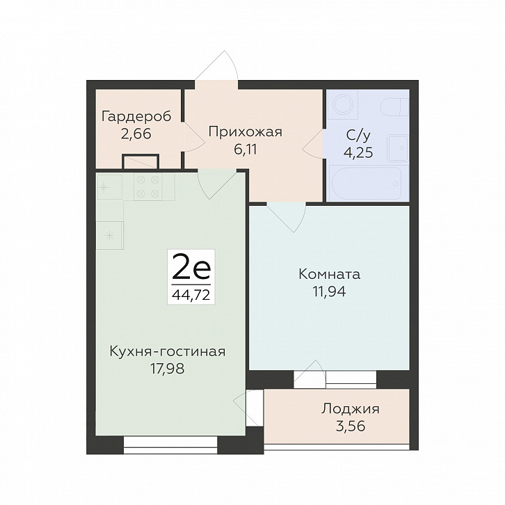 Помещение 0000042296 (Романовский; Воронеж, ул. Чапаева, 68а) планировка