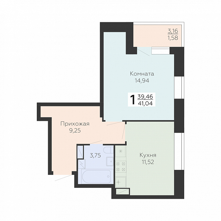 Помещение 0000031254 (Зарядье; ) планировка