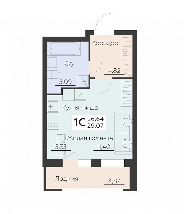 Помещение 0000035122 (Заря) планировка