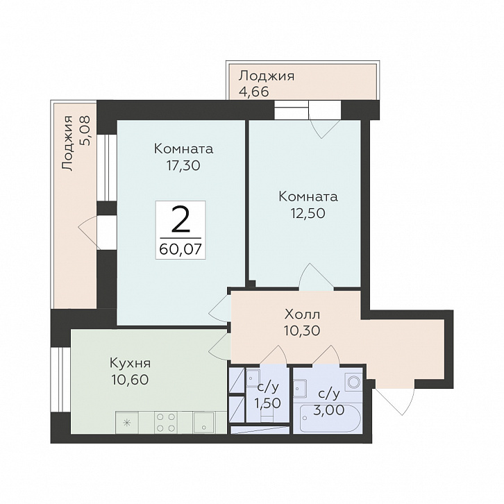 Помещение 0000037102 (Малаховский; ) планировка