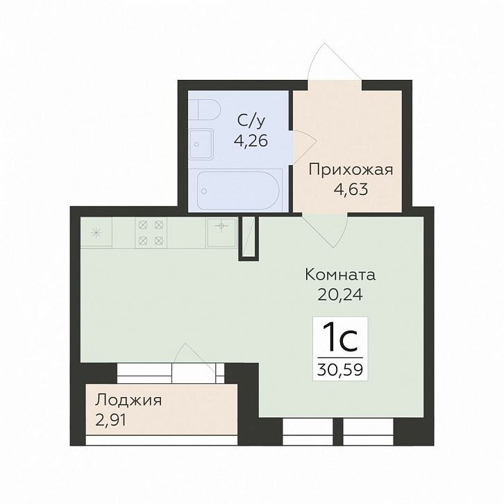 Помещение 0000042984 (Октябрьский квартал; ул. Матросова, 64а) планировка
