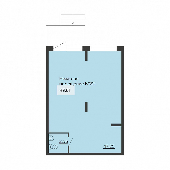 Помещение 0000025371 (Чехов; г. Воронеж, ул. Богдана Хмельницкого, 45а) планировка