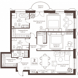 Планировка 000011384