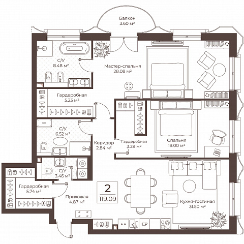 Планировка 000011384