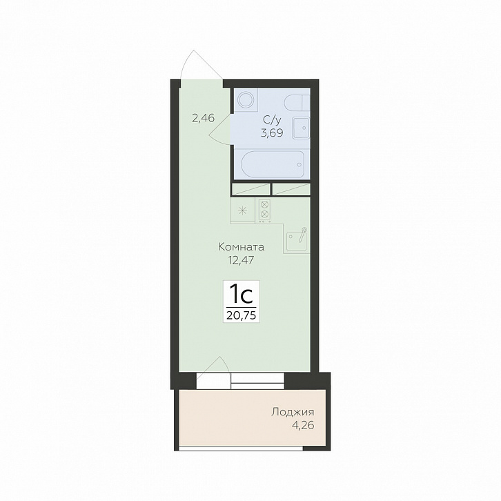 Помещение 0000042854 (Flora; ) планировка