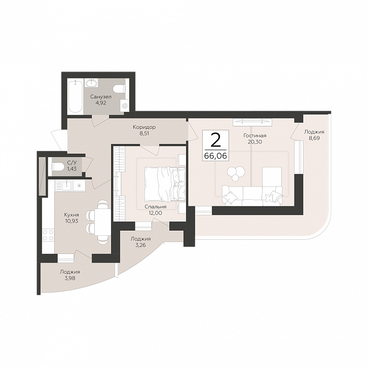 Помещение 0000050751 (Скай) планировка