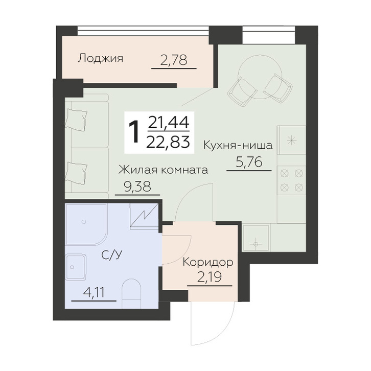 Помещение 0000034313 (Заря; Воронеж, Ленинградская 29Б) планировка